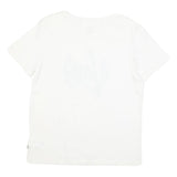 VANS Mens White Black Logo Graphic T-Shirt M Short Sleeve Crew Neck Casual