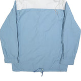 MAMMUT Mens Blue & White Outdoor Jacket L Polyester Blend Zip Hooded