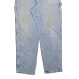DICKIES Mens Jeans Blue Relaxed Straight Denim Light W36 L30 Workwear