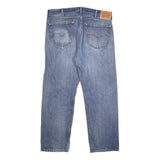 LEVI'S 505 Mens Jeans Blue Regular Straight Denim Medium W38 L30 Classic Zip
