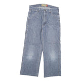 OLD NAVY Mens Regular Blue Jeans Cotton Blend W32 L26 Zip Straight Pocket