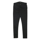 DIESEL Womens Jeans Black Slim Skinny Denim W27 L27 Stylish Zip Closure