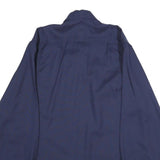 MASCOT Mens Navy Blue Workwear Shirt S Cotton Blend Button Long Sleeve