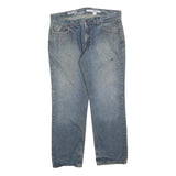 DKNY Mens Relaxed Jeans Blue Denim W36 L30 Soho Relaxed Zip Cotton Blend