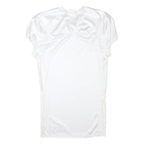 RUSSELL ATHLETIC Womens White Plain Day Polyester Blend Short Sleeve Dress M