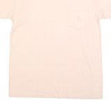 RALPH LAUREN Mens Cream Cotton Blend Pocket T-Shirt M Short Sleeve Crew Neck