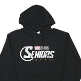 CHAMPION Mens Black Seniors 2020 Pullover Hoodie M Cotton Blend