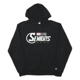 CHAMPION Mens Black Seniors 2020 Pullover Hoodie M Cotton Blend