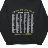 CHAMPION Mens Black Seniors 2020 Pullover Hoodie M Cotton Blend