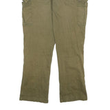 DICKIES Mens Cotton Blend Beige Regular Cargo Trousers W32 L28 Workwear Zip