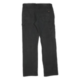 DICKIES Mens Black Regular Straight Denim W36 L33 Workwear Zip Closure Jeans