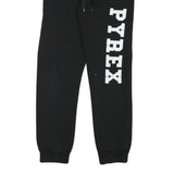 PYREX Mens Joggers Black M W26 L27 Cotton Blend Regular Tapered Fit Casual Wear