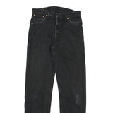 LEVI'S 521 02 Mens Jeans Black Regular Straight Denim W30 L33 Casual Daily Wear