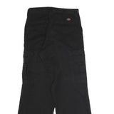 DICKIES Mens Black Polyester Blend Regular Straight Cargo Trousers W30 L30