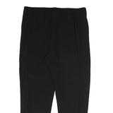 PAZA SEMPIONE Womens Polyester Black Relaxed Straight Trousers W25 L26 Classic