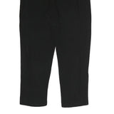 PAZA SEMPIONE Womens Polyester Black Relaxed Straight Trousers W25 L26 Classic