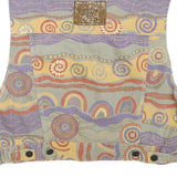 BALARINI Womens Multi Colour Printed Cotton Blend Button Jacket XS Woven Casual