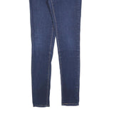LEVI'S 710 Womens Jeans Blue Slim Skinny Denim Medium W25 L29 Stretch Zip