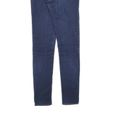 LEVI'S 710 Womens Jeans Blue Slim Skinny Denim Medium W25 L29 Stretch Zip