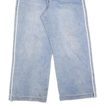 VAULT VINTAGE Womens Regular Fit Blue Denim Jeans W27 L27 Vintage Style Side