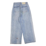 VAULT VINTAGE Womens Regular Fit Blue Denim Jeans W27 L27 Vintage Style Side