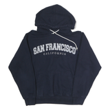 OCEAN BEACH Womens Navy Blue San Francisco California Hoodie S Cotton Casual