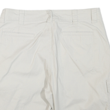 WRANGLER Mens White Cargo Cotton Blend Shorts M W34 Casual Pocket Style