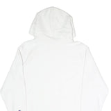 CHAMPION REVERSE WEAVE Mens White Hoodie S Cotton Blend Classic Pullover