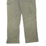 DICKIES Mens Regular Fit Straight Cotton Blend Work Trousers W32 L29 Paint