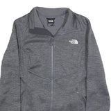 THE NORTH FACE Womens Grey Jacket XS Polyester Zip Plain Lightweight Outdoor