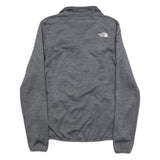 THE NORTH FACE Womens Grey Jacket XS Polyester Zip Plain Lightweight Outdoor