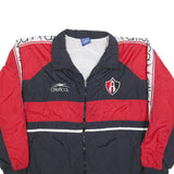 ATLETICA Mens Black & Red Zip Jacket XL Polyester Blend Athletic Sportswear