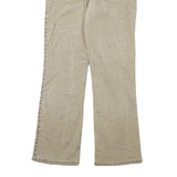 IBEN BERING Womens Beige Regular Fit Straight Cotton Blend Jeans W27 L27 Floral