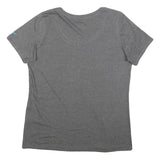 NIKE Womens Grey Miami Dolphins Graphic T-Shirt L Short Sleeve Crew Neck