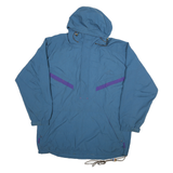 HELLY HANSEN Mens Blue & Purple Outdoor Jacket L Polyester Blend Pullover Zip