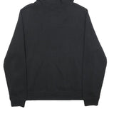 NIKE Mens Black Zip Hoodie L Cotton Blend Casual Sportswear