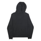 NIKE Mens Black Zip Hoodie L Cotton Blend Casual Sportswear