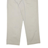 DOCKERS Mens Cotton Blend Beige Regular Fit Straight Leg Trousers W36 L29 Casual
