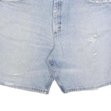 WRANGLER Mens Shorts Blue Denim Casual XL W38 Distressed Cotton