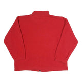 ST JOHN'S BAY Womens Red Jacket XL Polyester Plain Zip Casual Outerwear