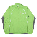 THE NORTH FACE Mens Green & Grey Flight Series Lightweight Jacket L Nylon Sport
