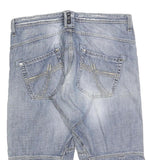 CAMP DAVID Mens Shorts Blue XL W38 Denim Casual Plain Cotton Blend
