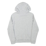 PUMA Womens Grey Hoodie M Cotton Blend Pullover Sweatshirt Casual