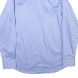 NAUTICA Mens Blue Button-Down Shirt M Cotton Blend Long Sleeve Casual Formal