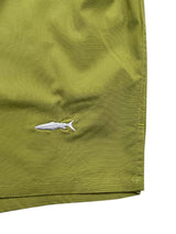 Olive Green Cotton Boxer Shorts