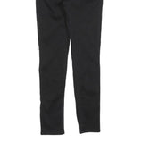 LEVI'S Womens Slim Black Jeans Denim W26 L30 Stylish Cotton Blend Zip Closure