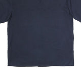 DICKIES Mens Navy Plain Shirt Short Sleeve XL Workwear Durable Button Front