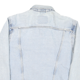 LEVI'S Womens Blue Denim Jacket S Cotton Blend Button Closure Classic Fit Iconic