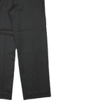 IMAGE WEAR Womens Wool Blend Black Regular Fit Straight Trousers W29 L28