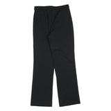 LOUISIANA Womens Polyester Blend Black Regular Fit Straight Leg Trousers W28 L30